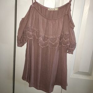 Off the shoulder tank top